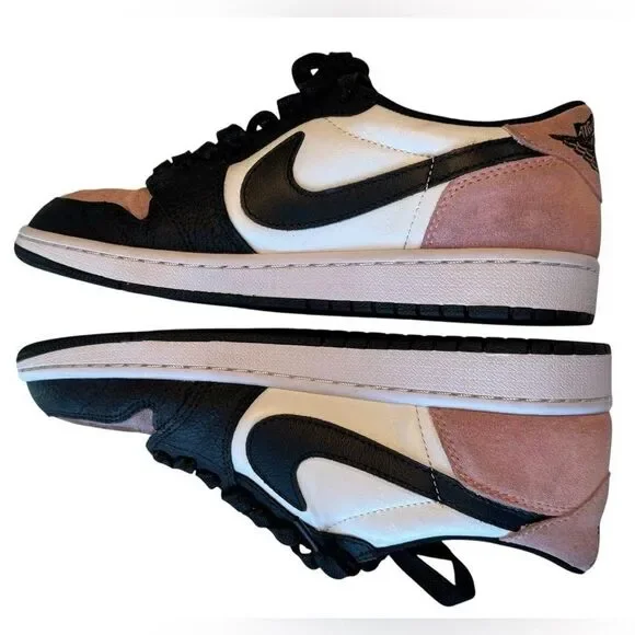 Nike Air Travis Scott Jordan 1 Lows Pink Yellow Cactus Jack Men’s 8 RARE - Picture 2 of 8